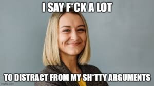 NCDP Chair did her F-ing thing again